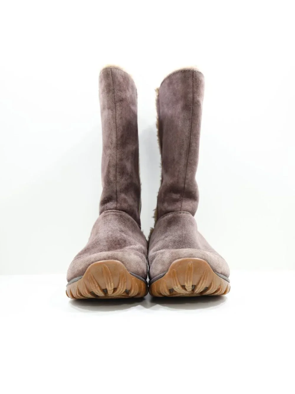 Patagonia Lugano Brown Suede Leather Insulated Waterproof Winter Boots - 6